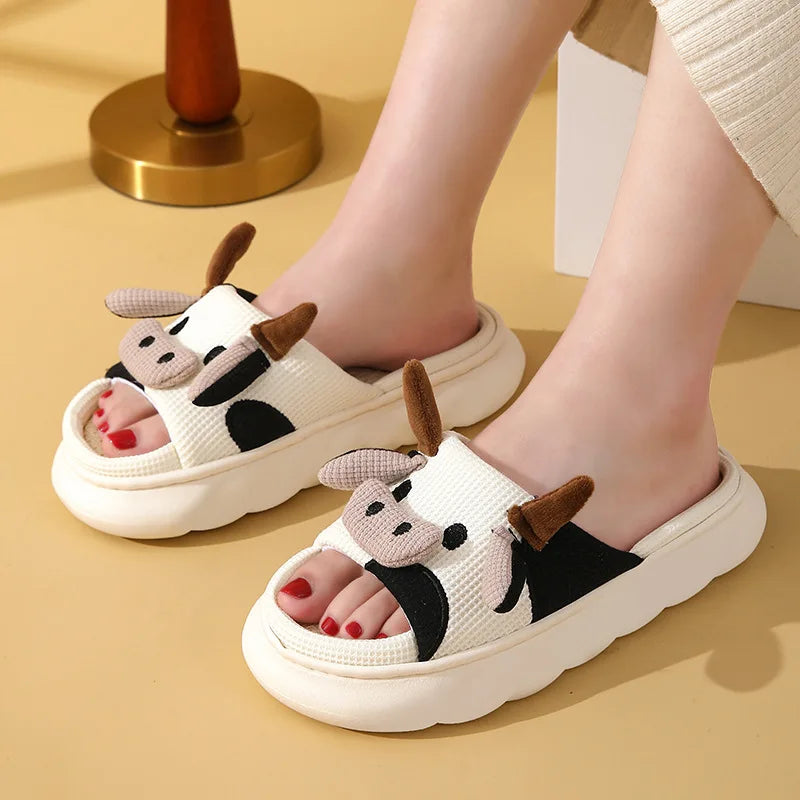 Cozy Cow Slippers Unisex flip flops