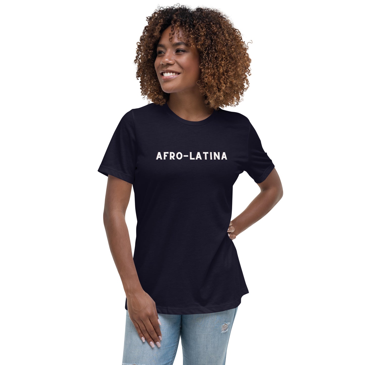 Women's Afro Latina Relaxed T-Shirt