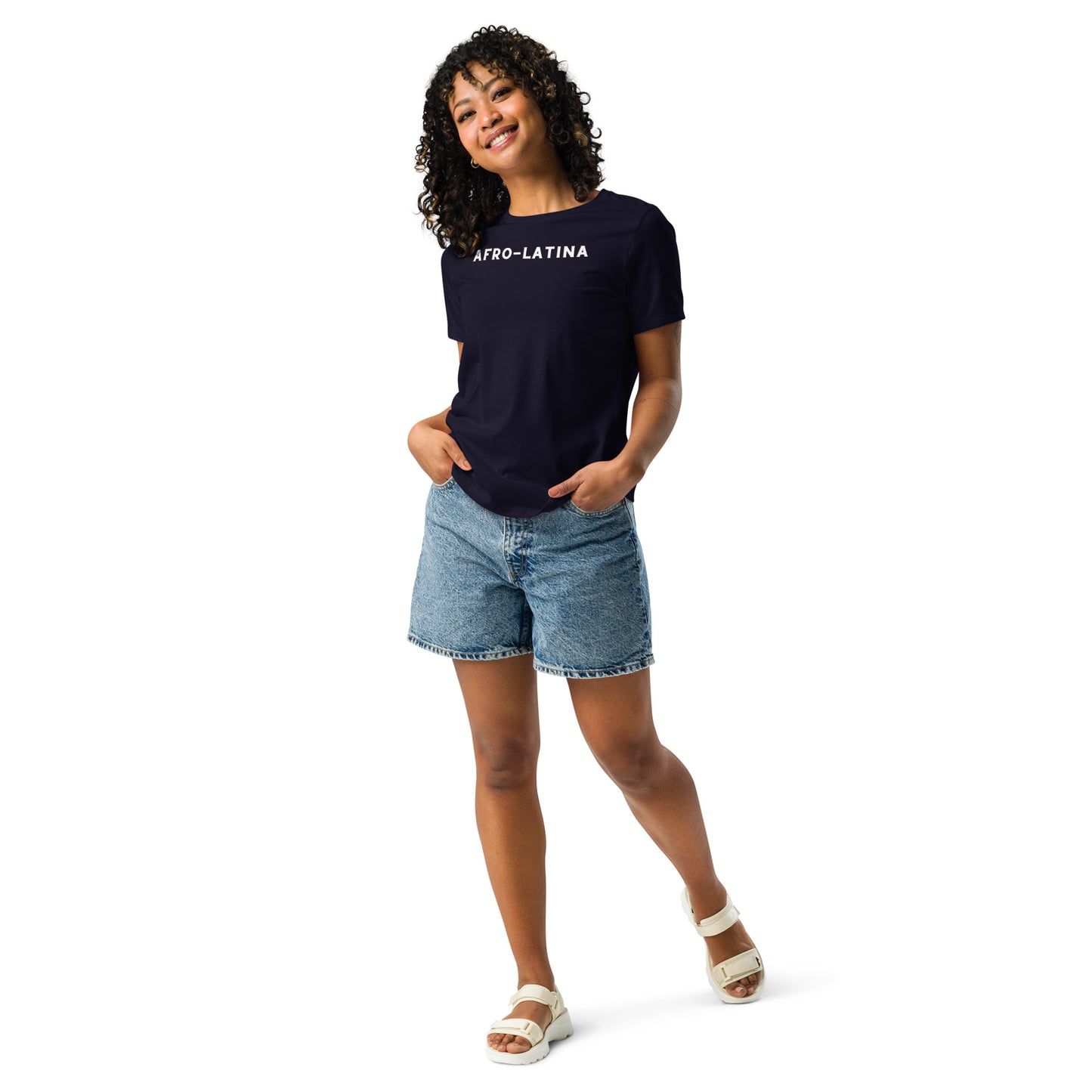 Women's Afro Latina Relaxed T-Shirt