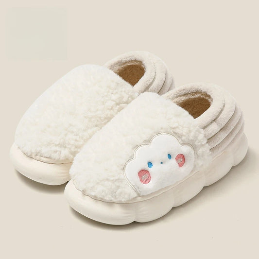 Stay Cozy and Stylish with Our New Fuzzy Winter Warm Cotton Slippers for Women